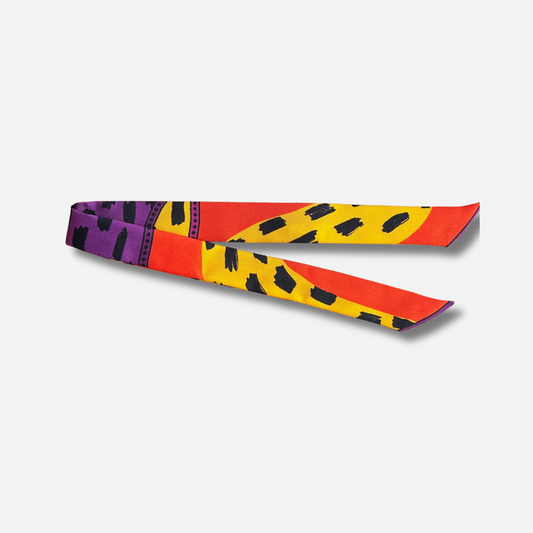 Ruban 2 cm chapanoir orange manchette femme Annee