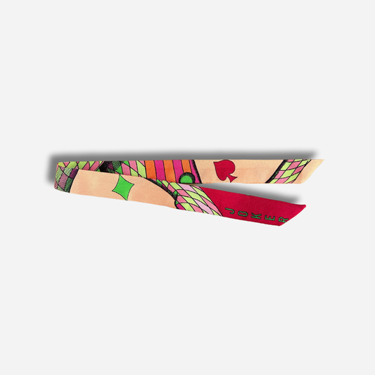 Ruban 2 cm joker colore manchette femme Annee