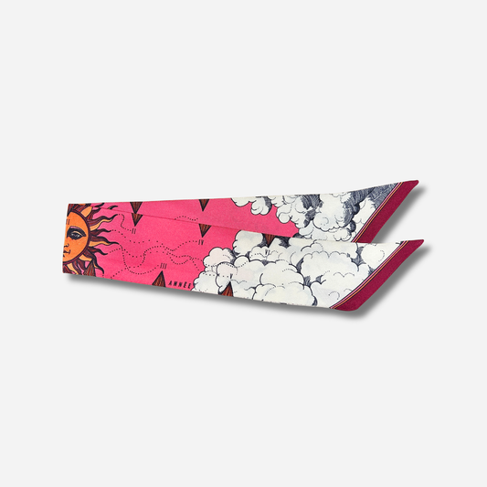 Ruban 4 cm Le Temps neutre foulard bijoux manchette femme