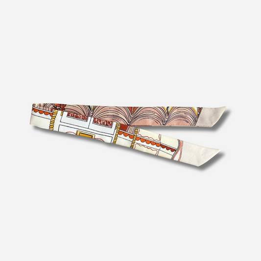 RUBAN 2 CM - ADRESSE INCONNUE BEIGE