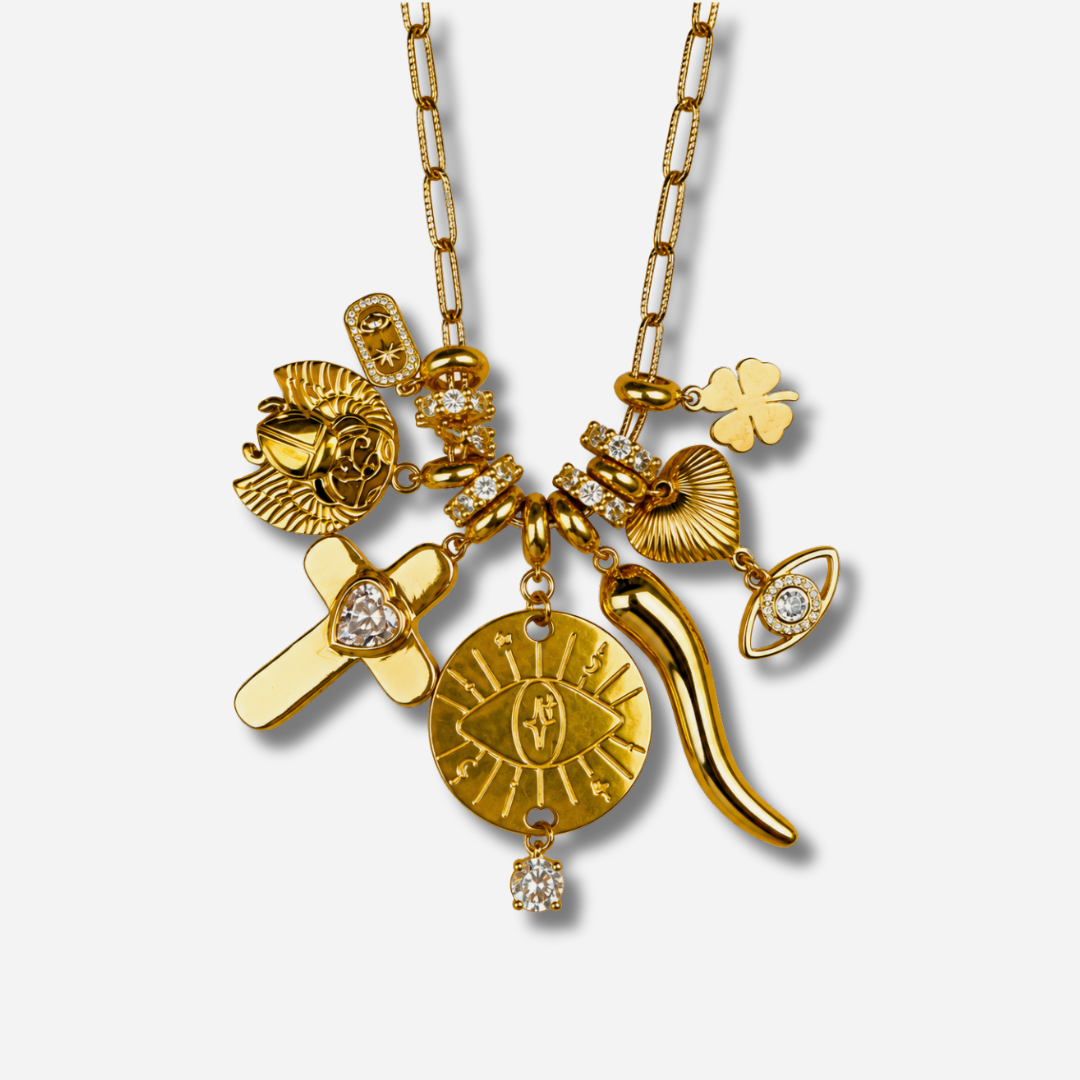 COLLIER - SAUTOIR GRIGRI GOLD