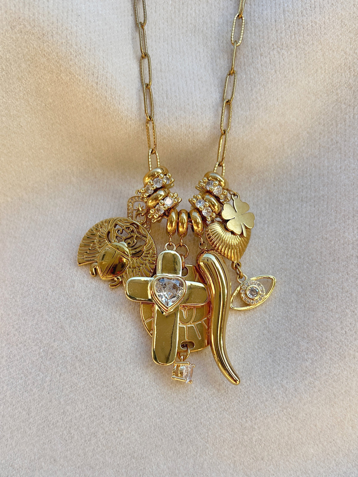 COLLIER - SAUTOIR GRIGRI GOLD